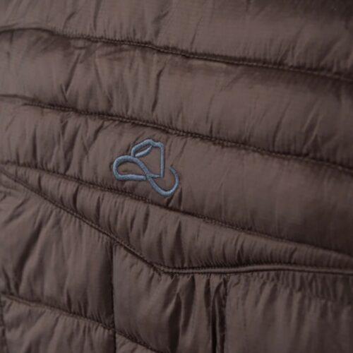 Men's Cold Weather Quilted Brown Vest