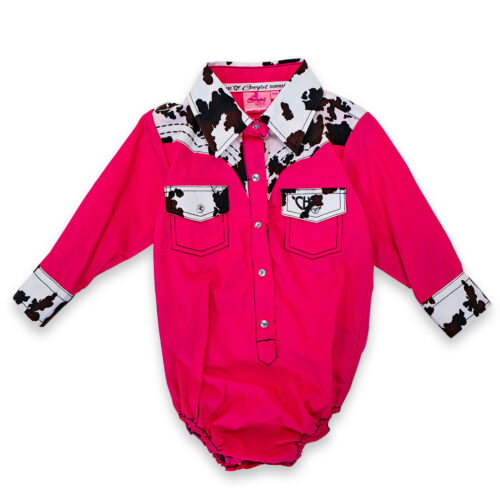 Infant Moody Cow Girl's Onesie