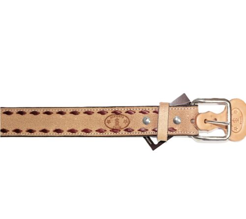 Texas Saddlery Hand Tooled Men's Belt - Image 2