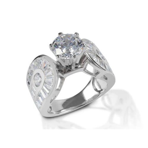 Kelly Herd Horseshoe Solitaire Ring