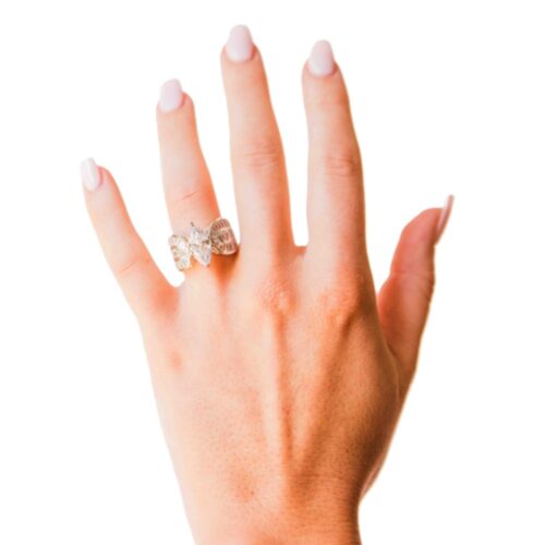 Kelly Herd Horseshoe Marquise Ring