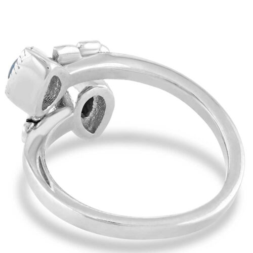 Montana Silversmiths Floral Turquoise Wrap Ring - Image 2