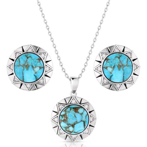 Montana Silversmiths “Inner Love” Turquoise Jewelry Set - Image 2
