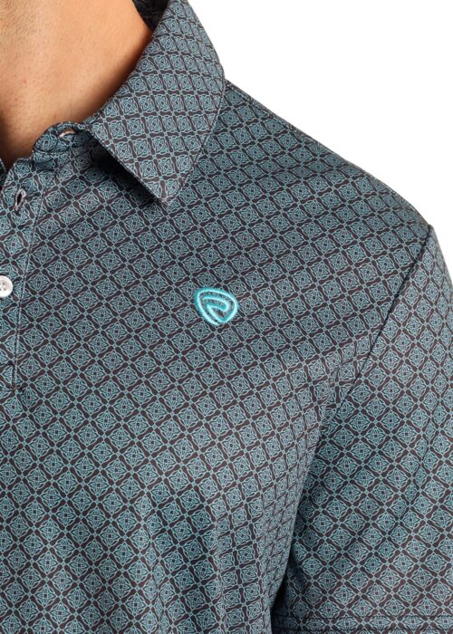 Men's Panhandle Slim SS Geo Snap Polo - Image 2