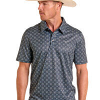 Men's Panhandle Slim SS Snap Polo Shirt