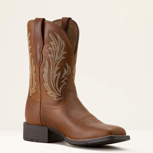 Sorrel Brown Round Up Filly Ariat Ladies Boots - Image 2