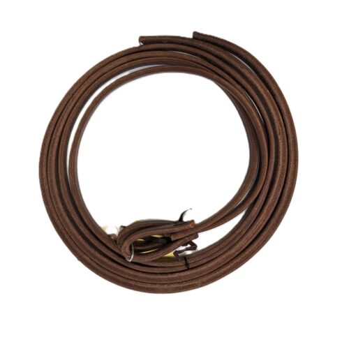Harness Leather Split Reins Weighted