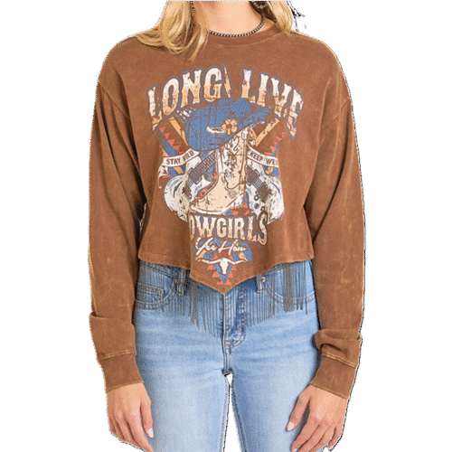 Rock n Roll Ladies Graphic Pullover - Image 2