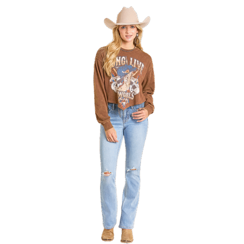 Rock n Roll Ladies Graphic Pullover