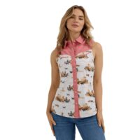 Wrangler Ladies Desert Sleeveless Shirt