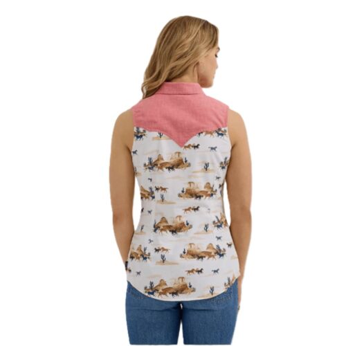 Wrangler Ladies Desert Sleeveless Shirt