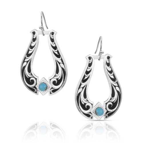 Montana Silversmiths Callie's Turquoise Trail Earrings