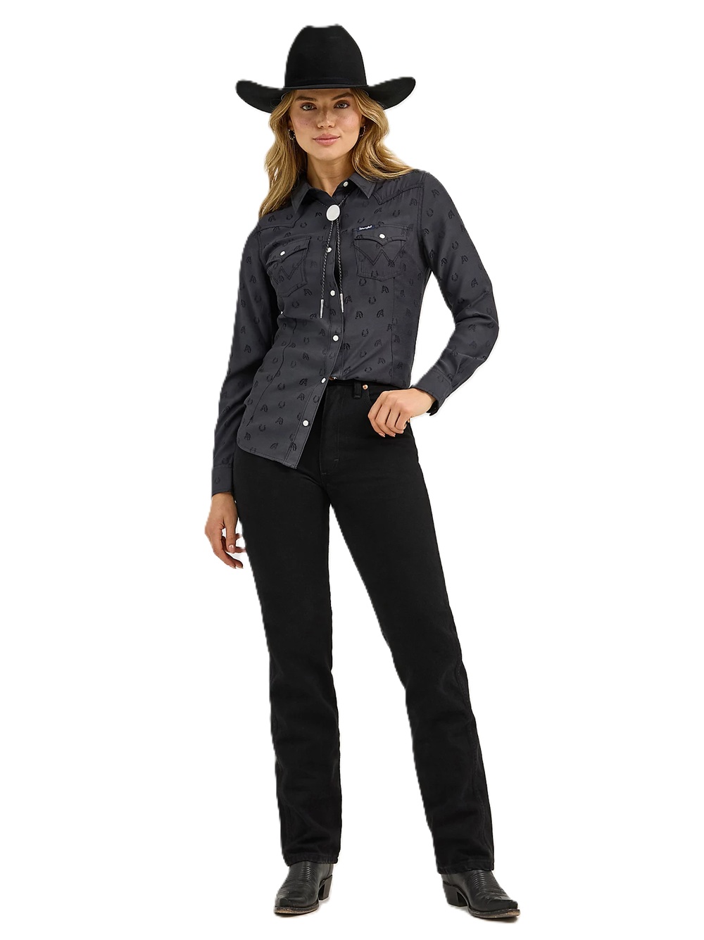 Wrangler Ladies Subtle Black Horses