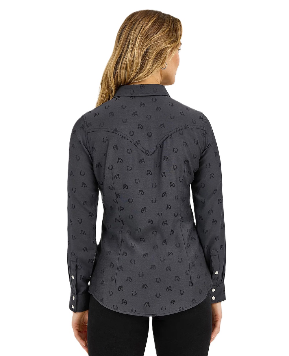 Wrangler Ladies Subtle Black Horses - Image 2