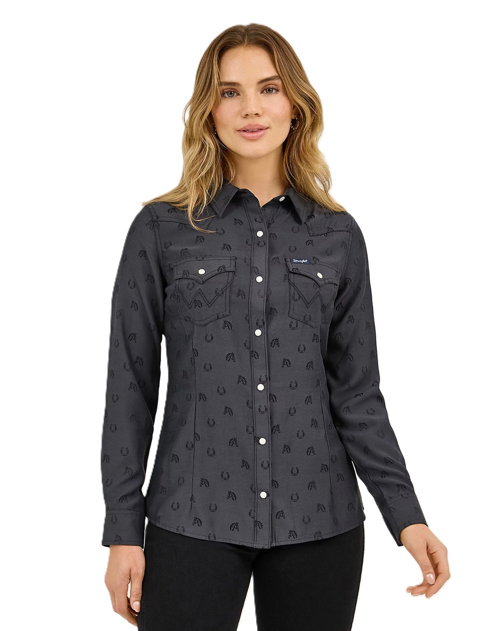Wrangler Ladies Subtle Black Horses - Image 3