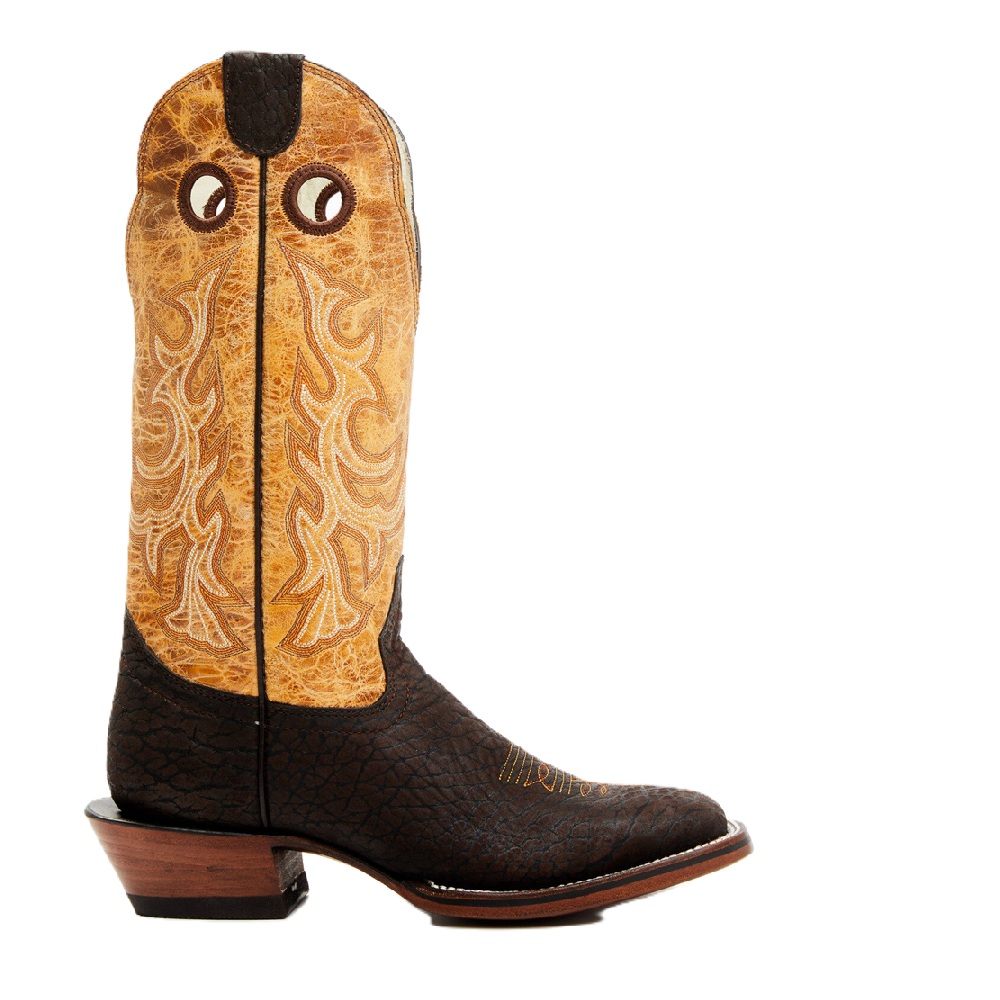 Hondo Men's Brown Bullhide Boots - Image 2