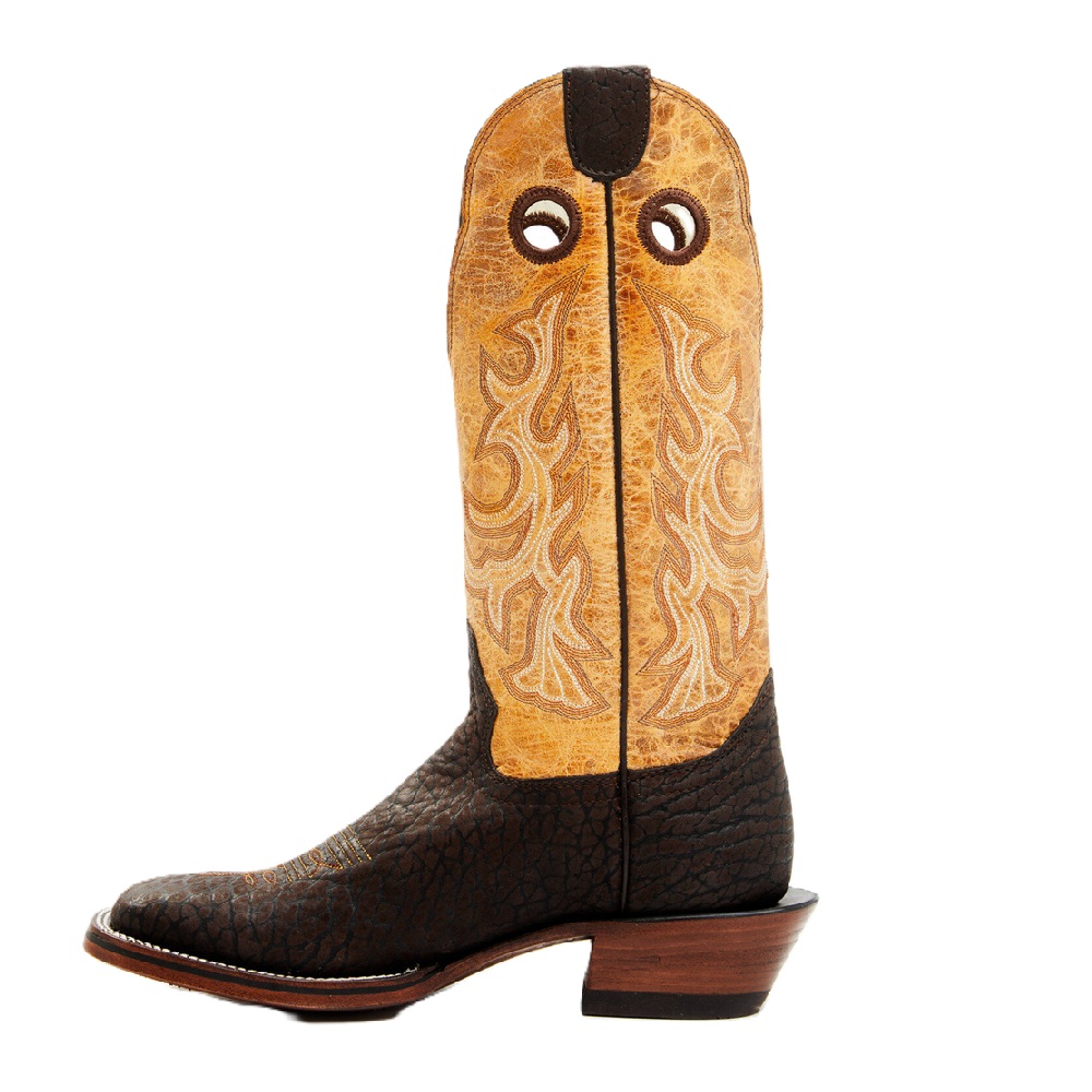 Hondo Men's Brown Bullhide Boots - Image 5
