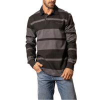 Kimes Men's Black Bulldog Rugby