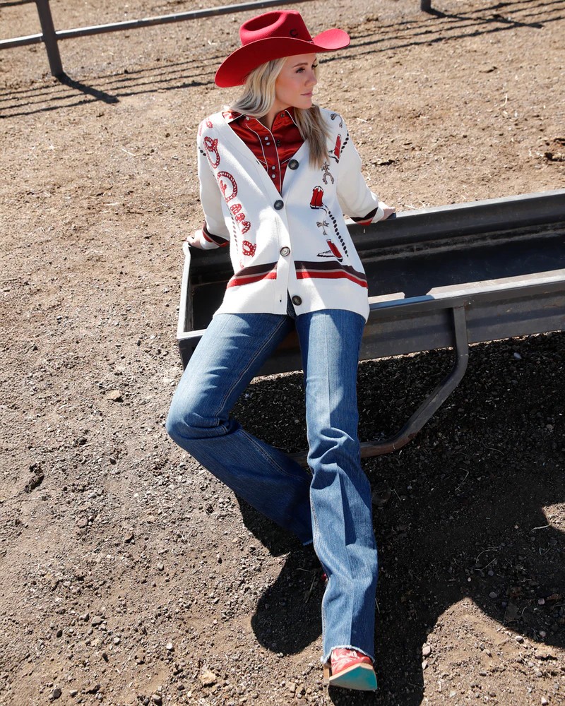 Cruel Girl Retro Rodeo Cardigan CWK7159001 - Image 2