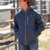 Cinch Men's Carry Conceal Gray Bonded Jacket MWJ1537007