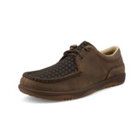 Mens Twisted X Boat Shoe in Boat Shoe Shitake & Charcoal