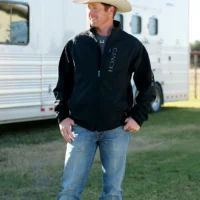 Cinch Men's Carry Conceal Black Bonded Jacket MWJ1043014