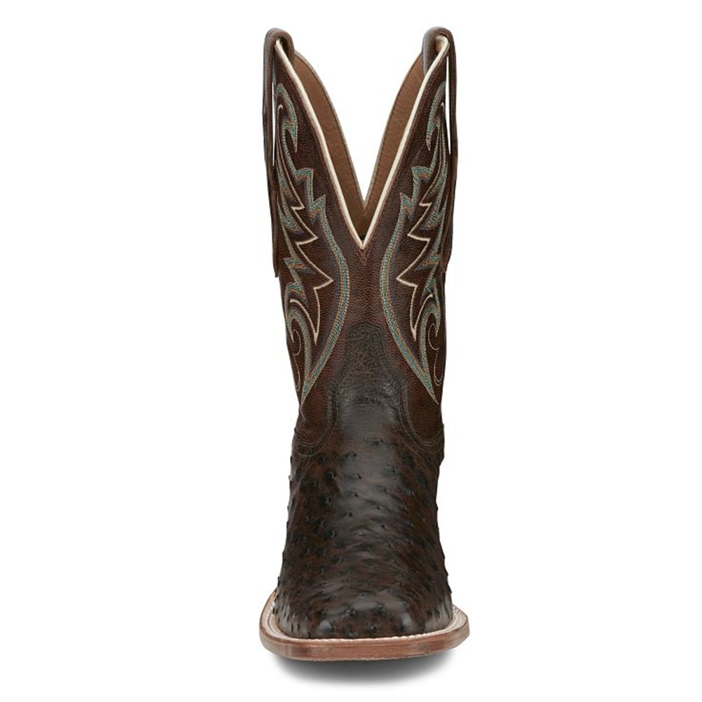 Tony Lama Men's Foster Full Quill Ostrich Boots - Image 7