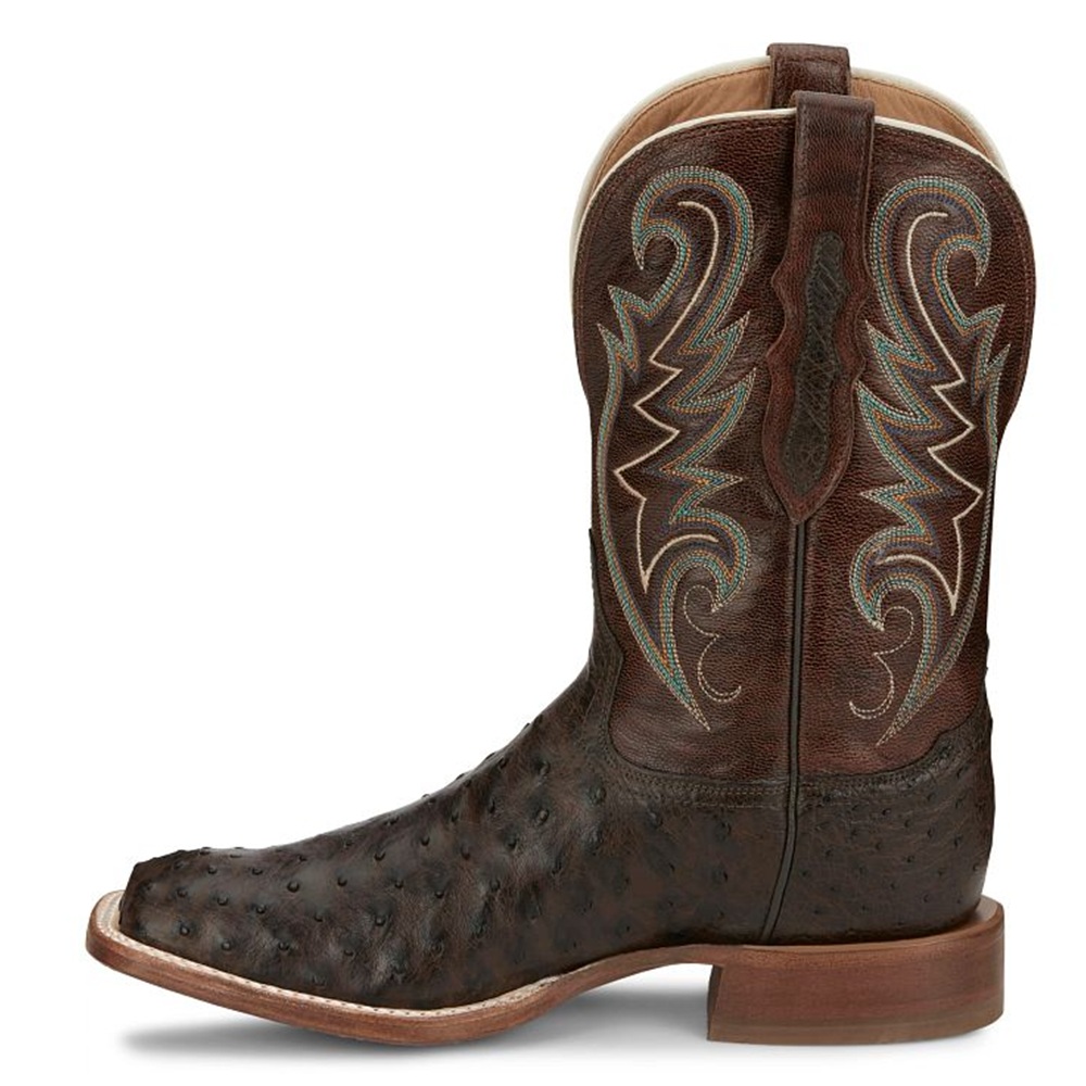 Tony Lama Men's Foster Full Quill Ostrich Boots - Image 6