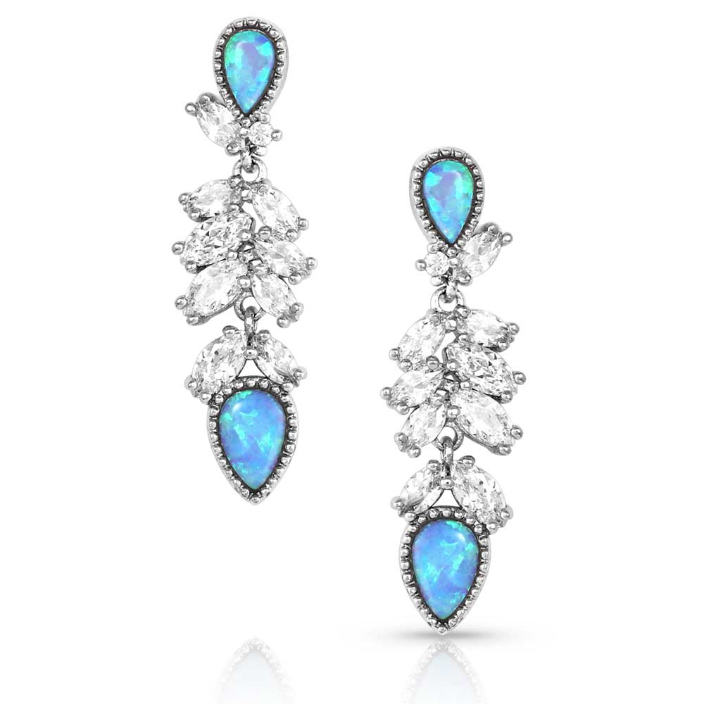 Montana Silversmiths Mystic Falls Opal Crystal Earrings