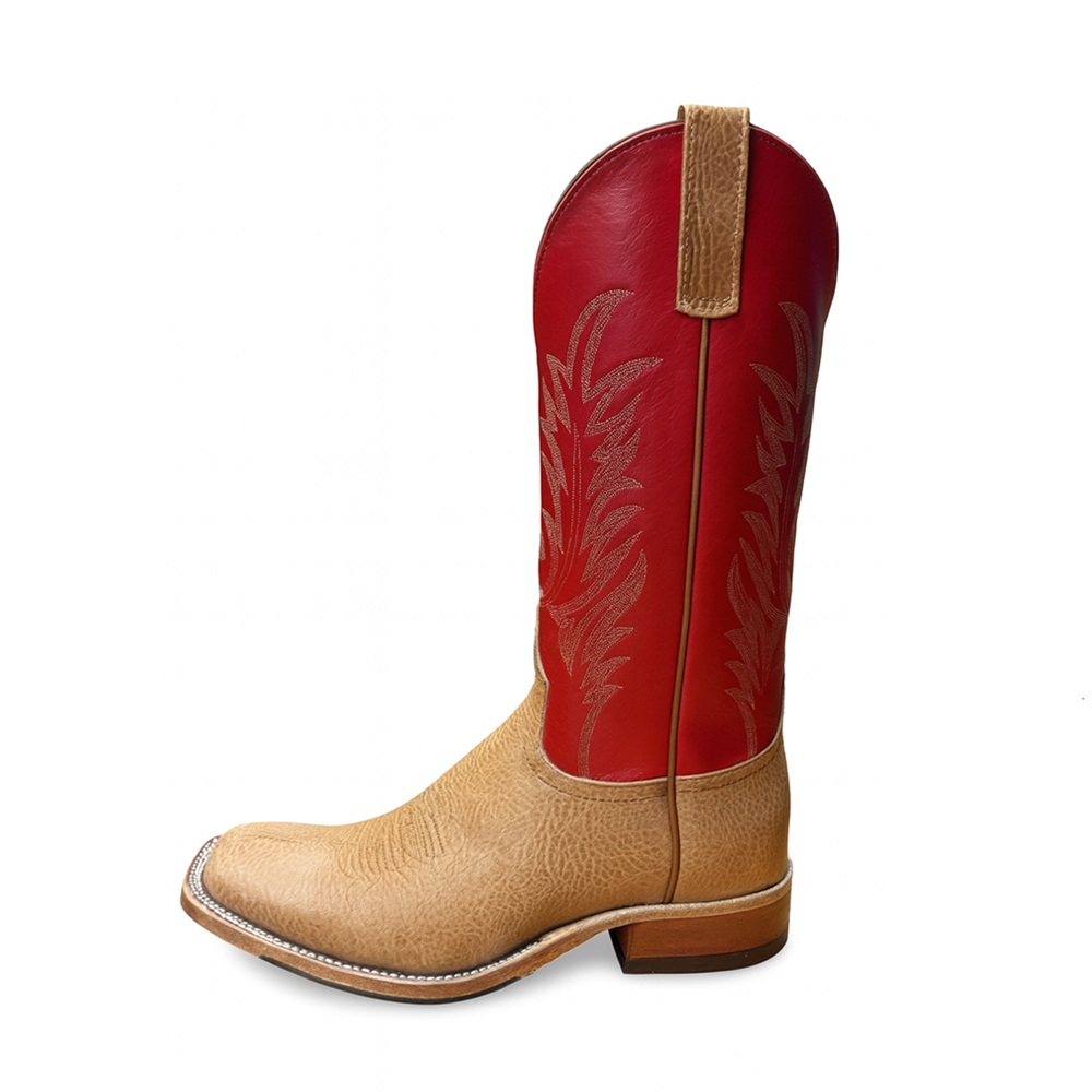 Anderson Bean Men's Bull Tan Shrunken Shoulder Boots