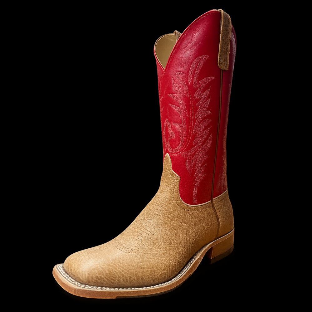 Anderson Bean Men's Bull Tan Shrunken Shoulder Boots