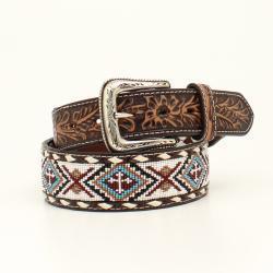 Nocona Men's Beaded Western Belt