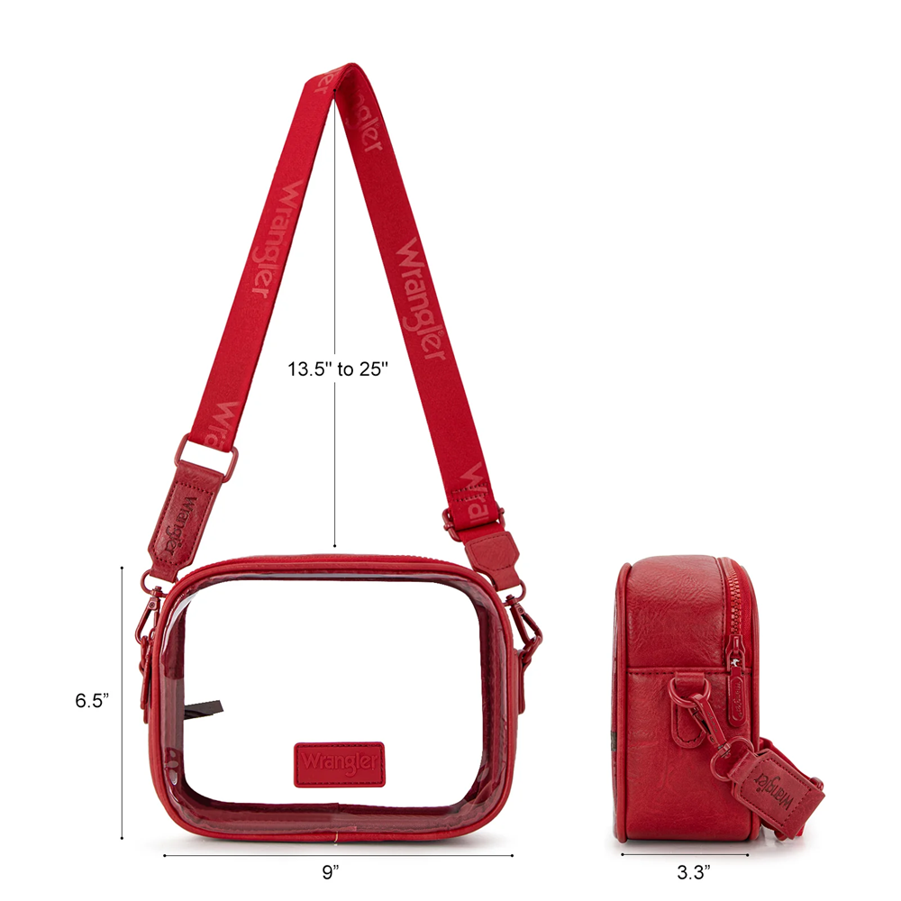Wrangler Clear Crossbody Bag/Stadium Bag