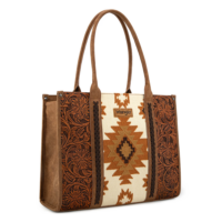 Wrangler Vintage Tooled Aztec Concealed Carry Tote