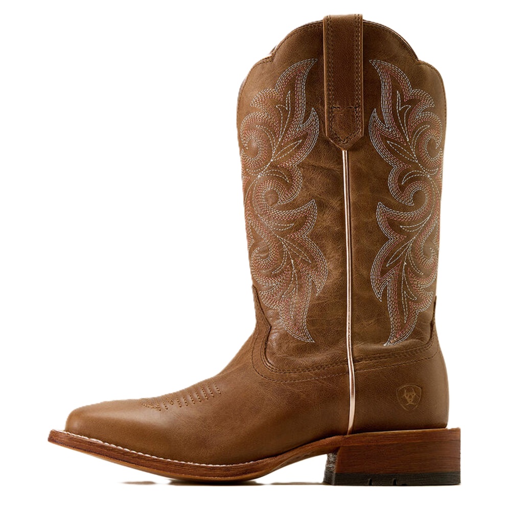 Ariat Ladies County Lane Natural Tan Boots - Image 2