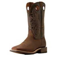 Ariat Men's Highland Tough Stock Oily Brown Rowdy Boot
