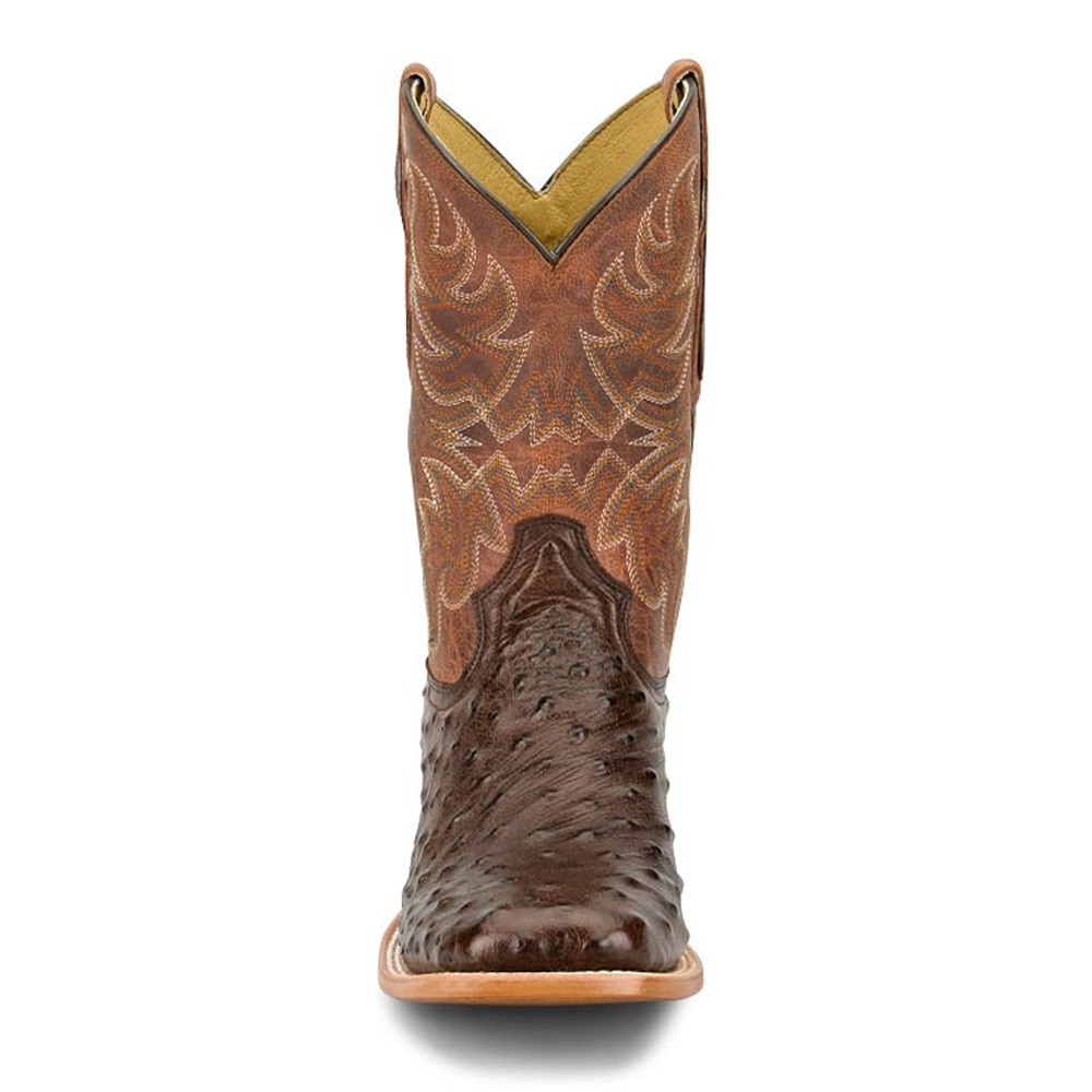 Tony Lama Men's Blaine Chocolate Ostrich Boot - Image 5