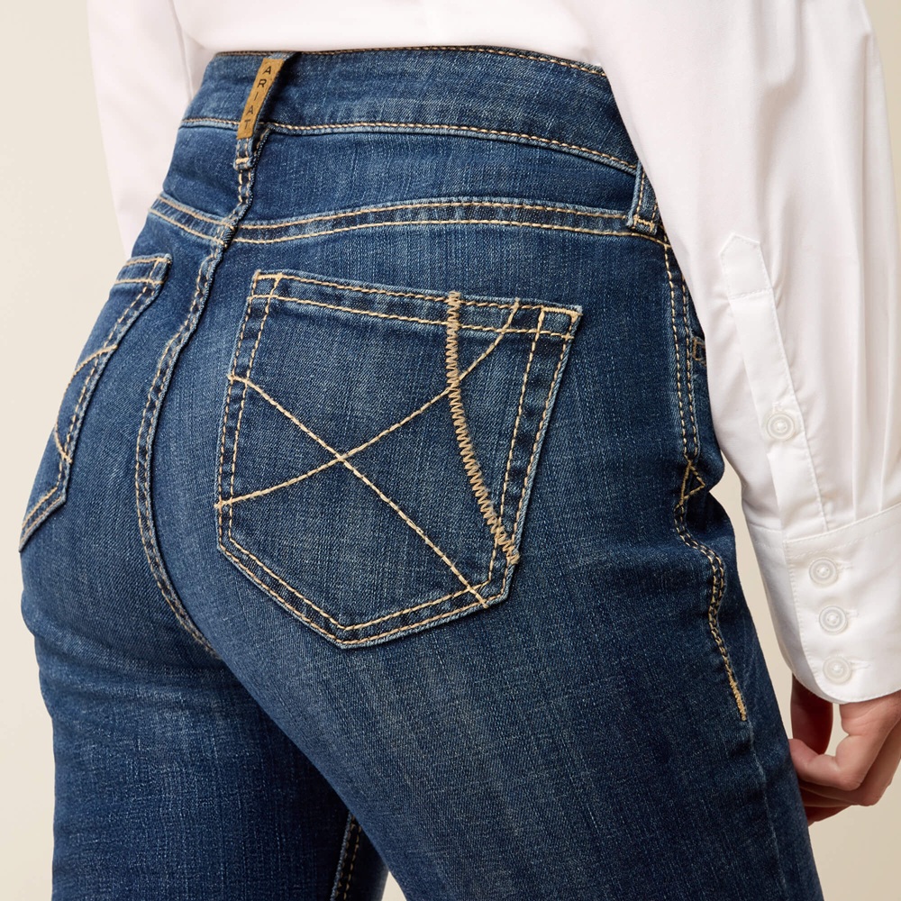 Ariat Ladies High Rise Ella Slim Trouser Jeans 10032550 - Image 5