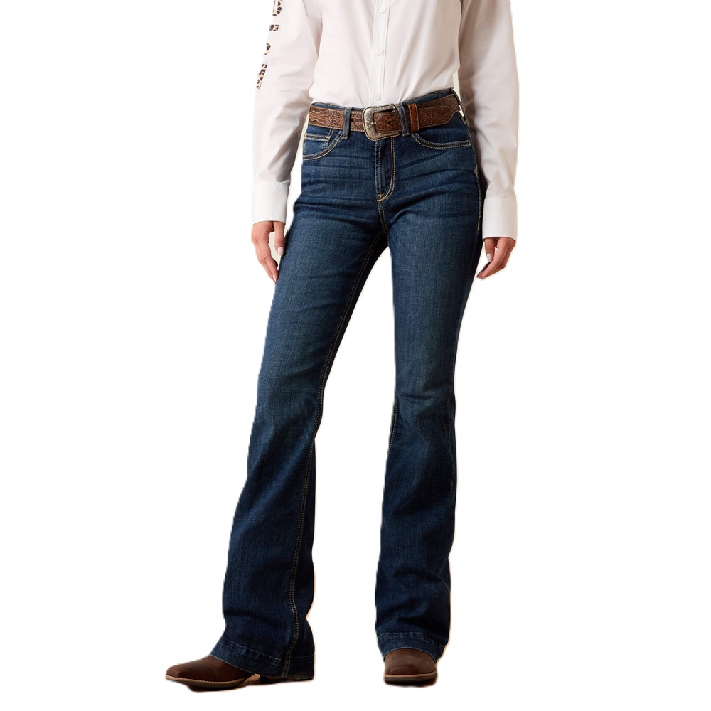 Ariat Ladies High Rise Ella Slim Trouser Jeans 10032550 - Image 3