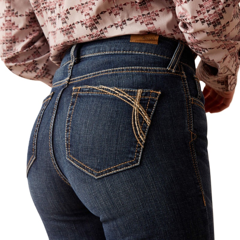 Ariat Ladies High Rise Naz Slim Trouser Jean 10047324 - Image 3