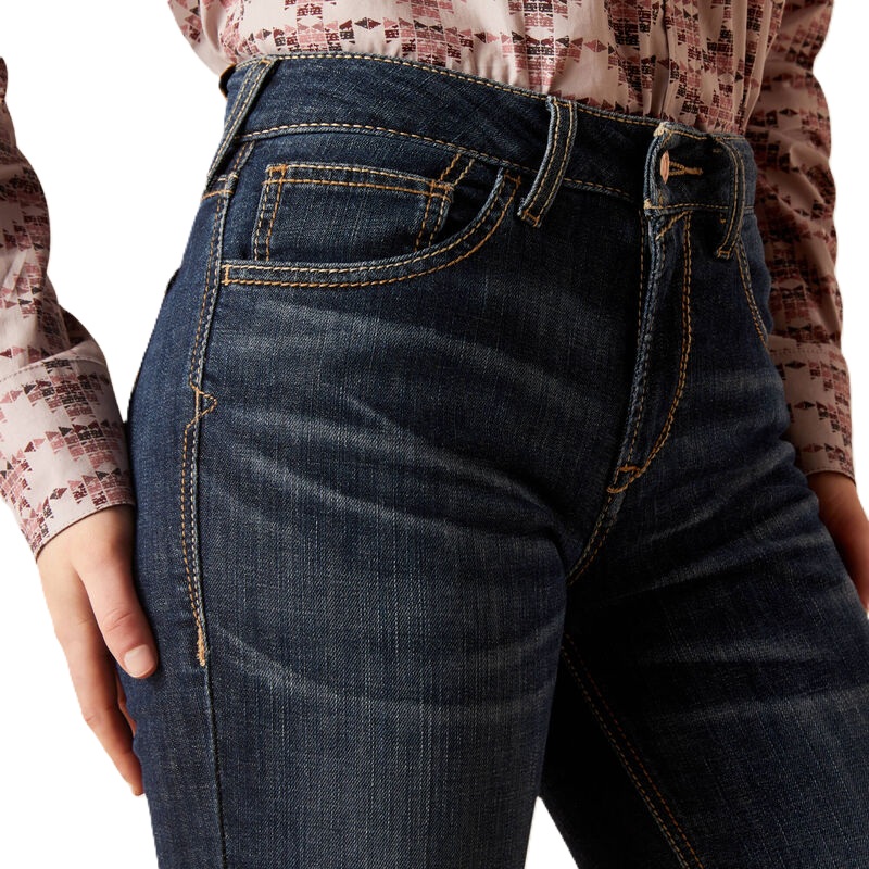 Ariat Ladies High Rise Naz Slim Trouser Jean 10047324 - Image 4