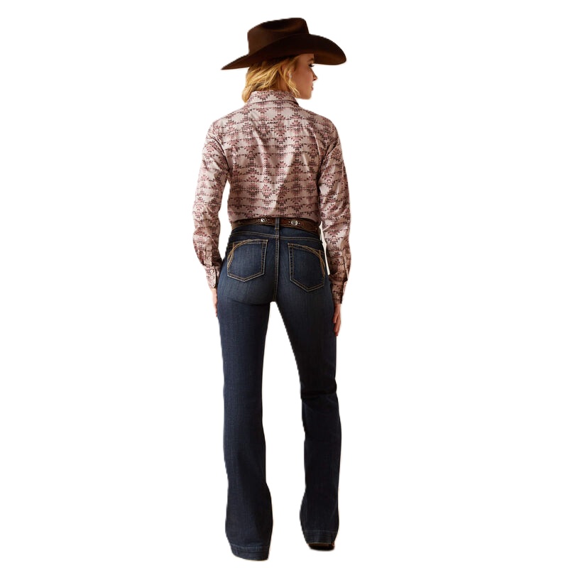 Ariat Ladies High Rise Naz Slim Trouser Jean 10047324 - Image 2