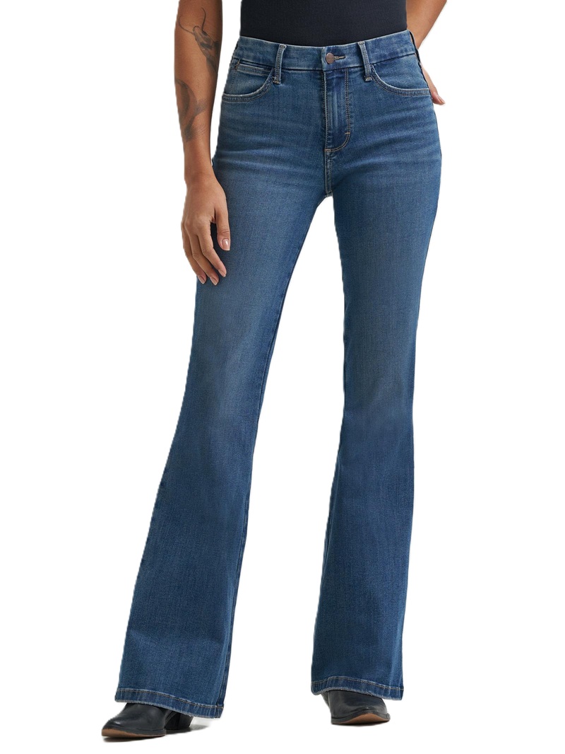 Wrangler® BESPOKE High Rise Flare Jean – Lily – 112359281 - Image 4