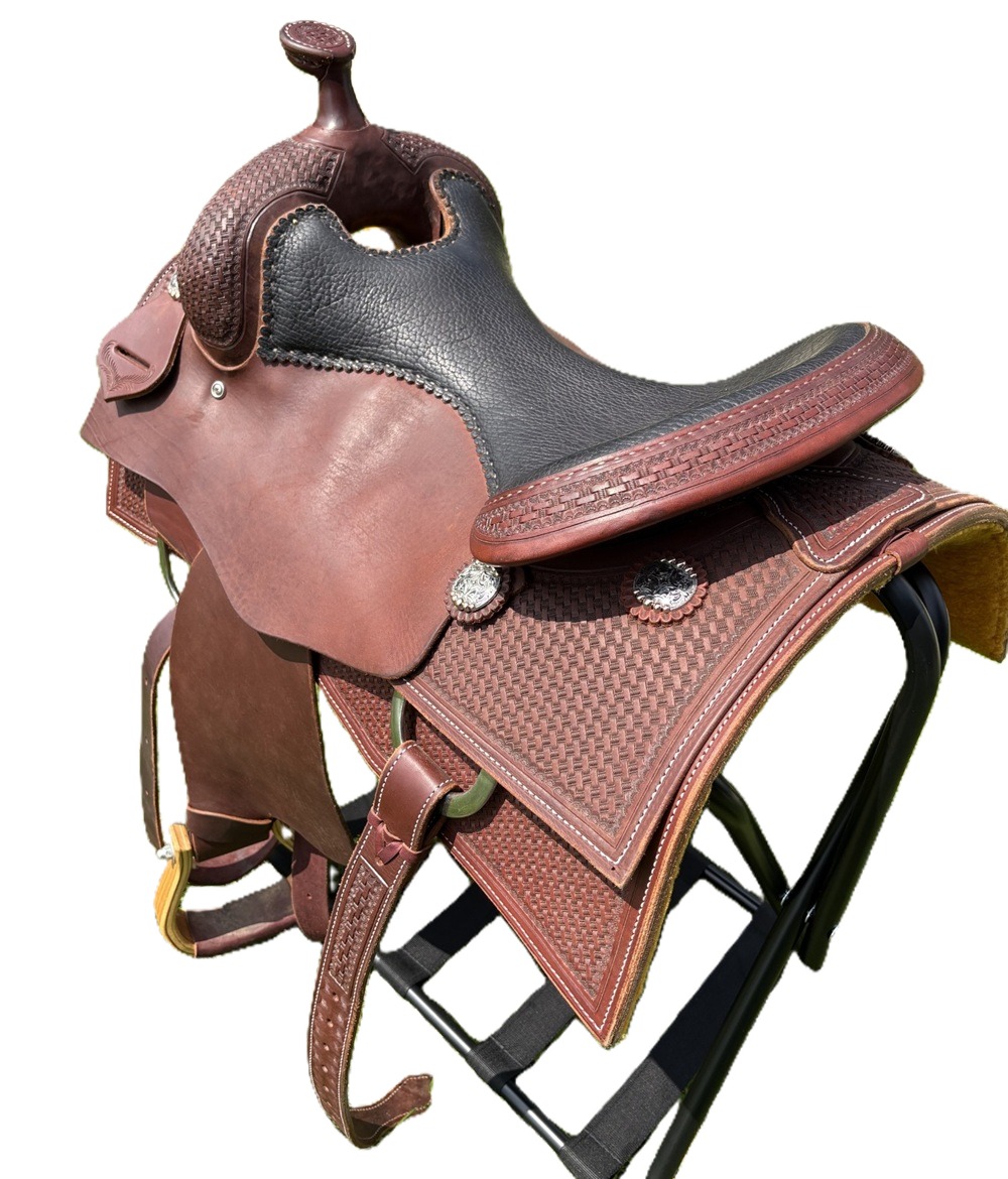 Silver Spur Custom 16" Reining Saddle on Donn Leson Tree - Image 2