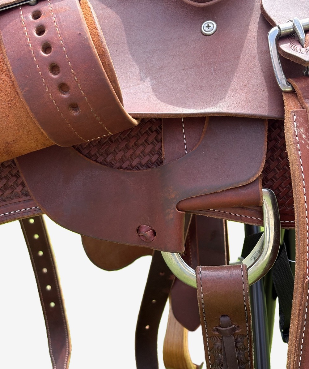 Silver Spur Custom 16" Reining Saddle on Donn Leson Tree - Image 3