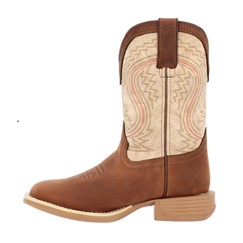 Durango DBT0241C Lil' Rebel Pro™Kids' Coffee & Bone Boot - Image 4