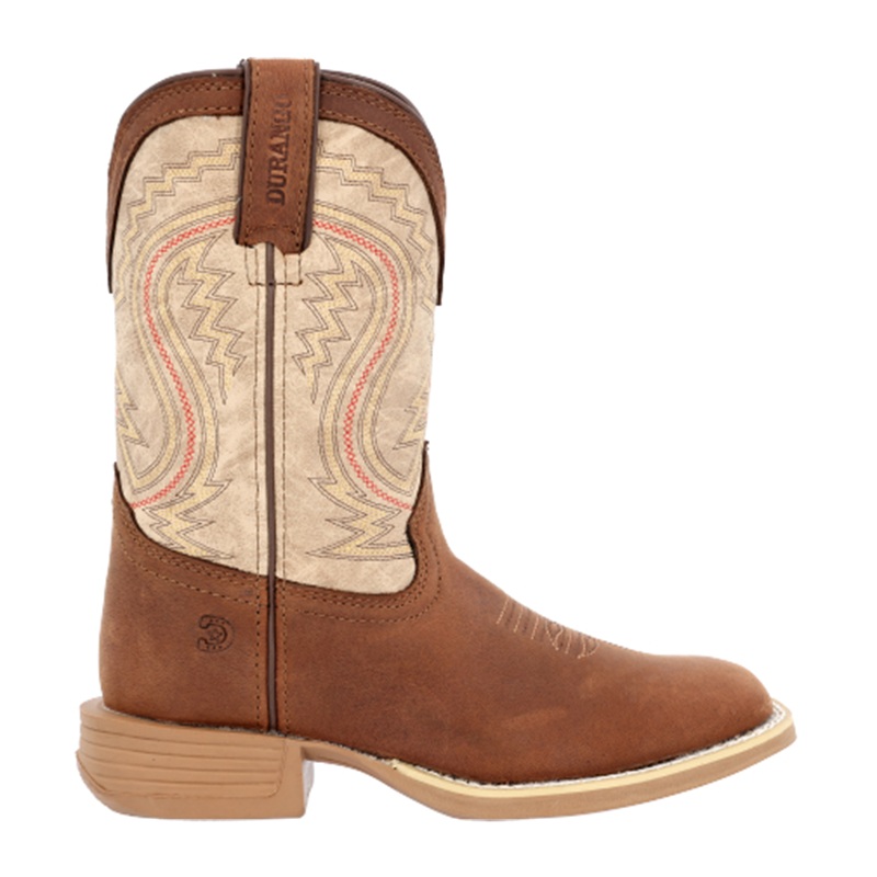 Durango DBT0241C Lil' Rebel Pro™Kids' Coffee & Bone Boot - Image 3