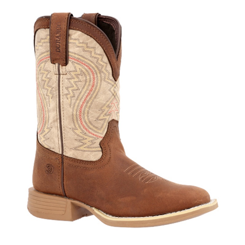 Durango DBT0241C Lil' Rebel Pro™Kids' Coffee & Bone Boot - Image 2