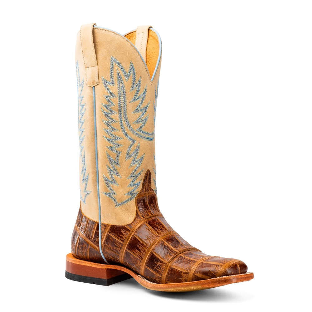 Horse Power Men's Saddle Alligator Print Boot HP1895