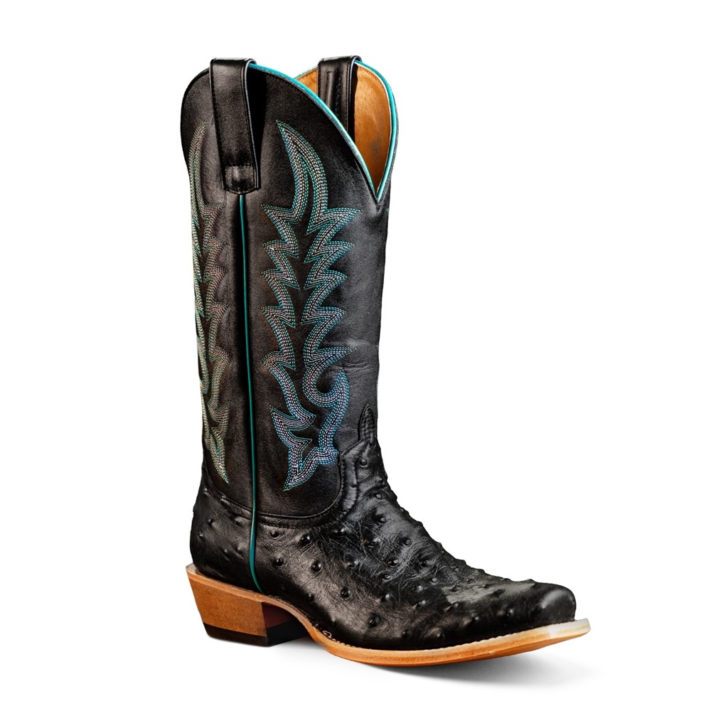 Macie Bean Iron Quill Black Ostrich Print M3052 - Image 2